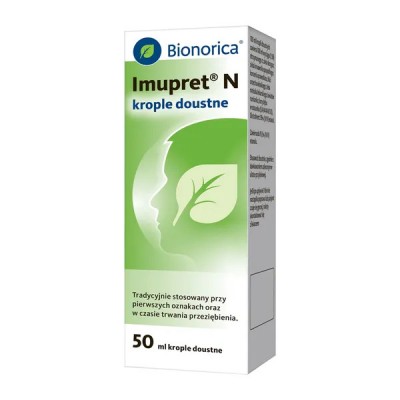 Imupret N, 1 ml/ml, krople doustne, 50 ml, DATA WAŻNOŚCI: 03.2027 r.