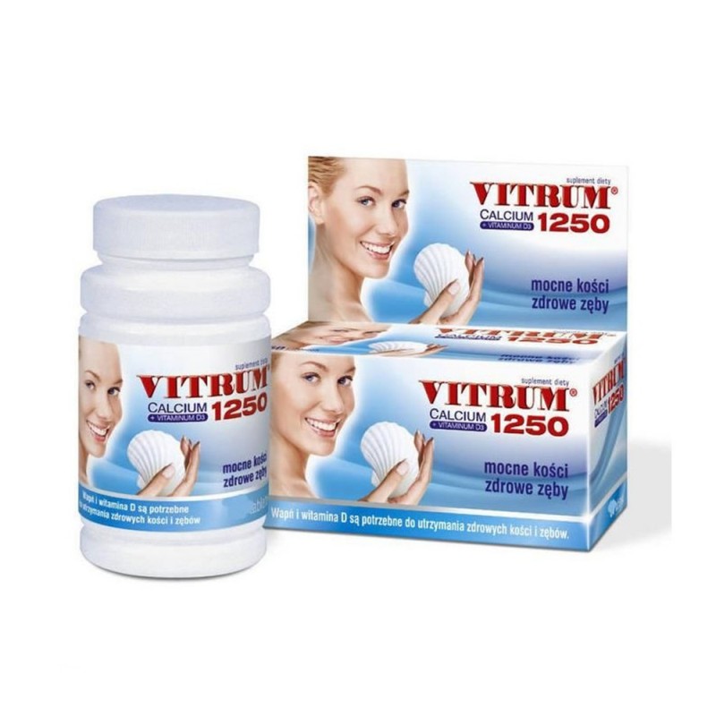 Vitrum® Calcium 1250+Vitaminum D3, 60 tabletek, Takeda