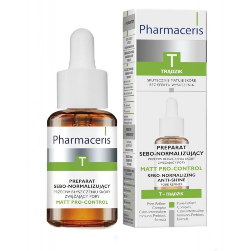 PHARMACERIS T MATT PRO-CONTROL Preparat sebo-normalizujący 30 ml PHARMACERIS T MATT PRO-CONTROL Preparat sebo-normalizujący 30 ml