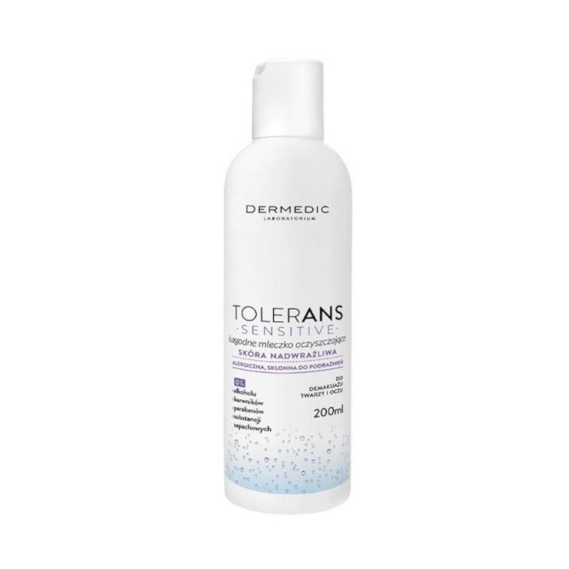 DERMEDIC TOLERANS SENSITIVE Mleczko oczyszczające, 200 ml DERMEDIC TOLERANS SENSITIVE Mleczko oczyszczające, 200 ml
