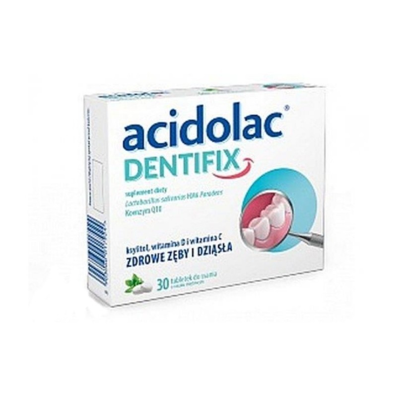 Acidolac Dentifix, 30 tabletek do ssania, POLPHARMA