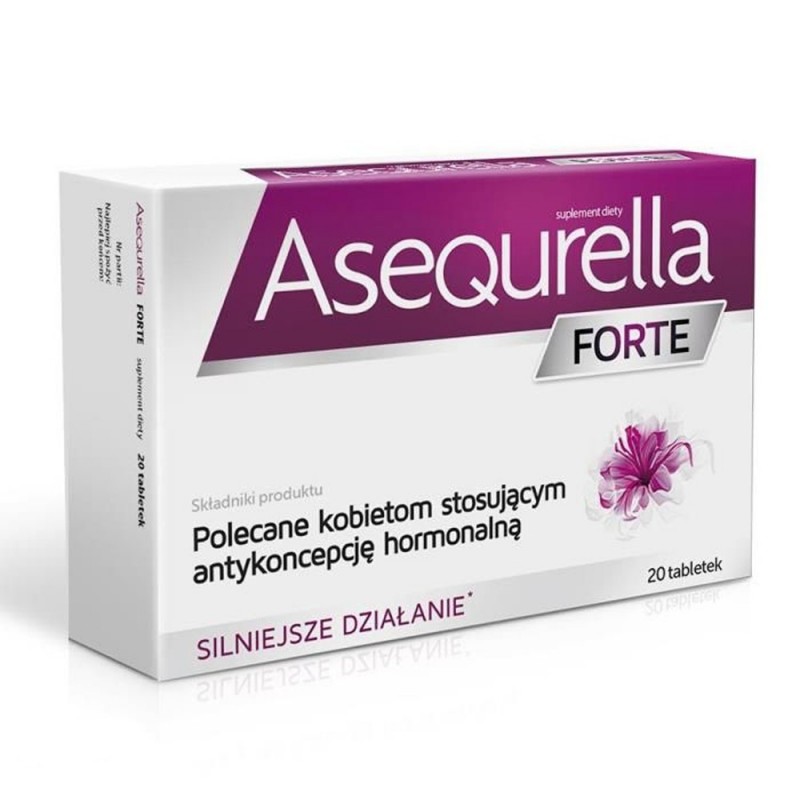 Asequrella Forte, 20 tabletek, Aflofarm
