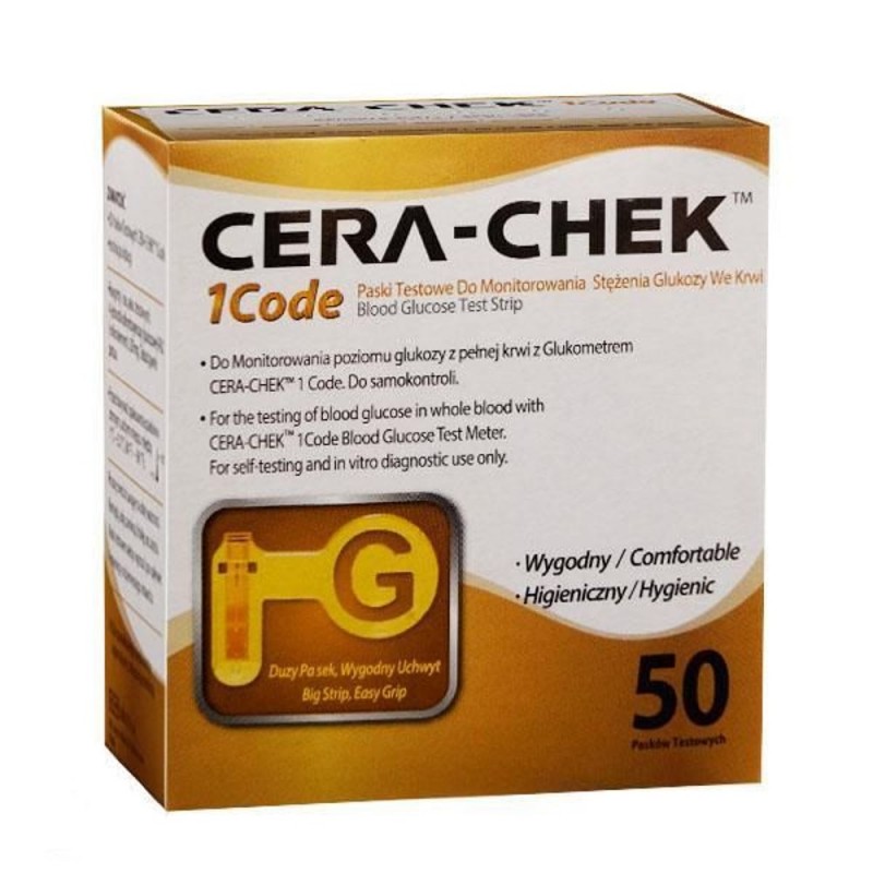 Cera-Chek 1 Code test paskowy, 50 sztuk