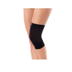 Opaska elastyczna PANI TERESA na  kolano bezszwowa L kolor czarny