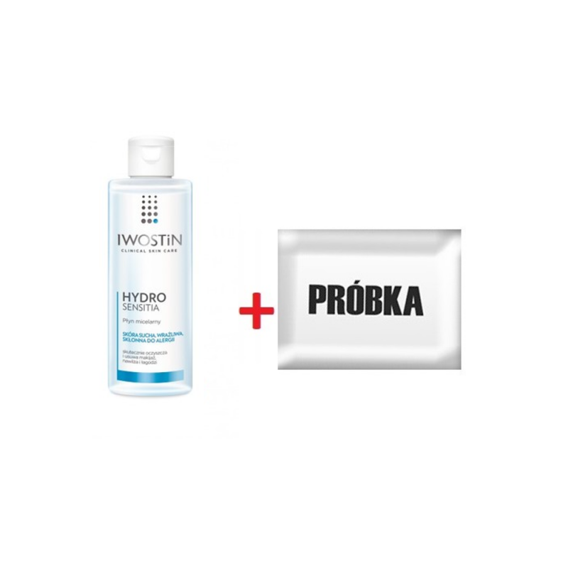 IWOSTIN HYDRO SENSITIA Zestaw Płyn micelarny 215 ml + krem 2 ml IWOSTIN HYDRO SENSITIA Zestaw Płyn micelarny 215 ml + krem 2 ml
