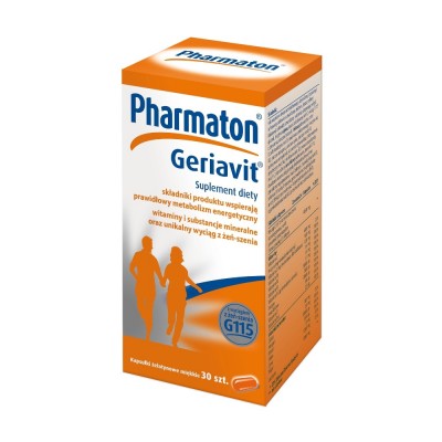 Pharmaton Geriavit, 30 kapsułek, BOEHRINGER