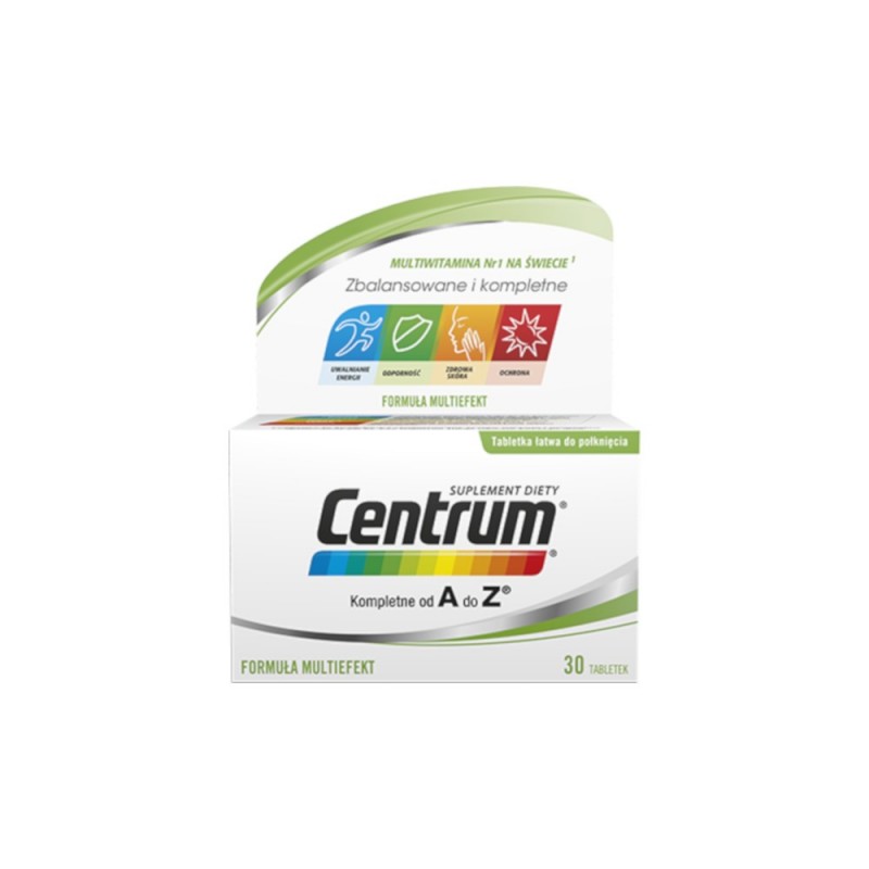 Centrum od A do Z, formuła Multiefekt, 30 tabletek, Pfizer Centrum od A do Z, formuła Multiefekt, 30 tabletek, Pfizer