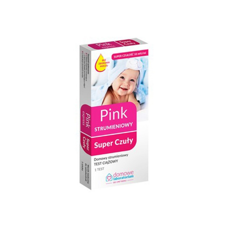 Test ciążowy PINK EXPRESS strumieniowy 1sz Test ciążowy PINK EXPRESS strumieniowy 1sz