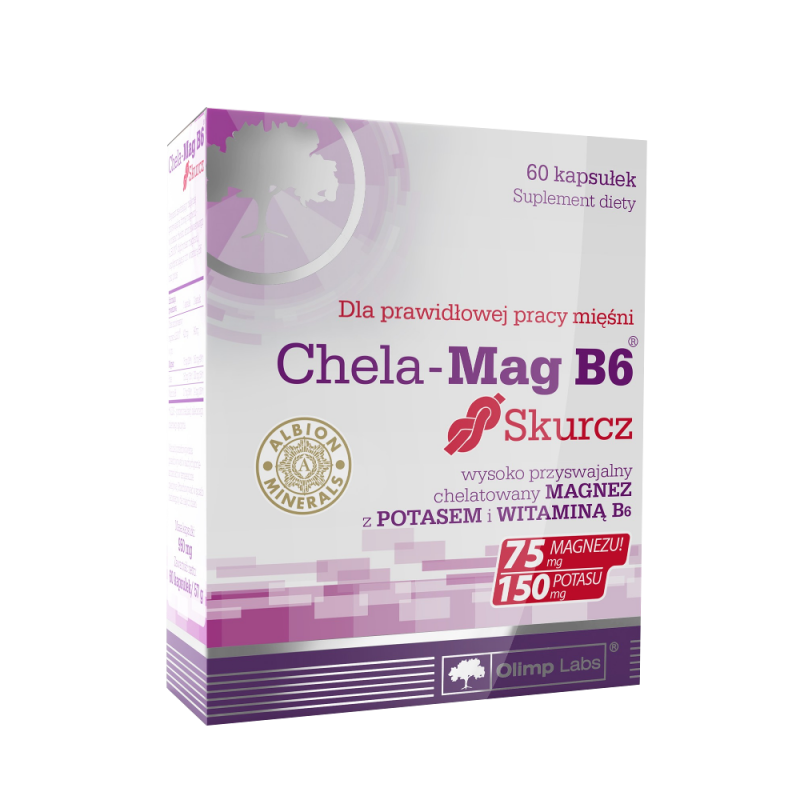 Chela-Mag B6 Skurcz, 60kapsułek, Olimp Labs