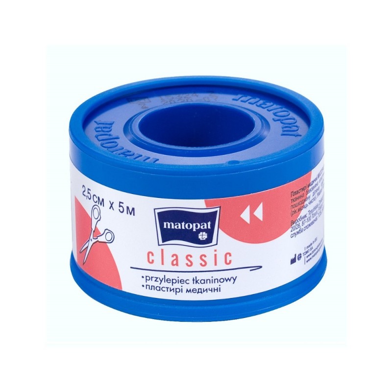 Przyl.CLASSIC 2,5cmx5m z nakładką tkani. 1