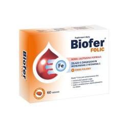 Biofer Folic, 60 tabletek, Orkla