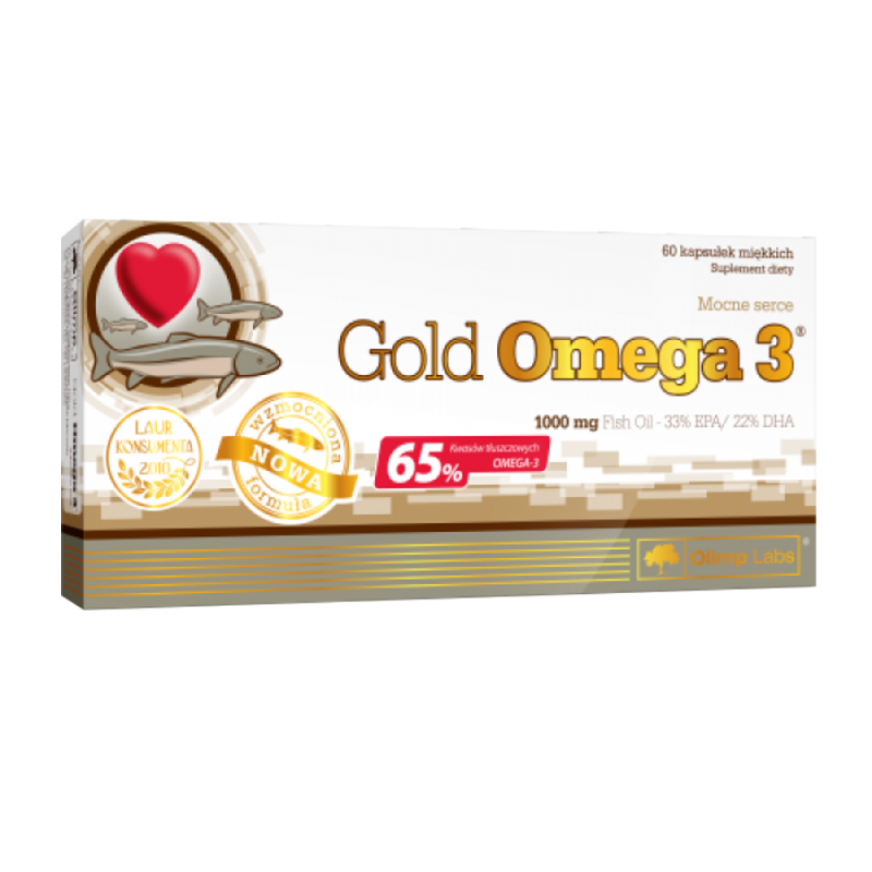 Gold Omega 3, 60 kapsułek, Olimp Labs