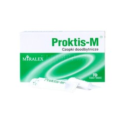 Proktis-M, czopki doodbytnicze, 10 sztuk, MIRALEX