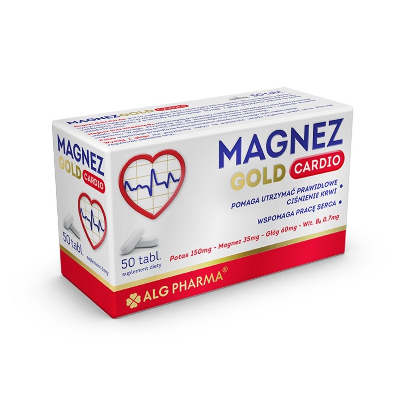 Magnez Gold Cardio tabl. 50 tabl.