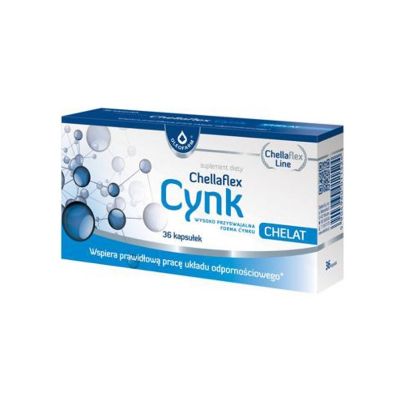 Chellaflex Cynk kaps. 36 kaps. Chellaflex Cynk kaps. 36 kaps.