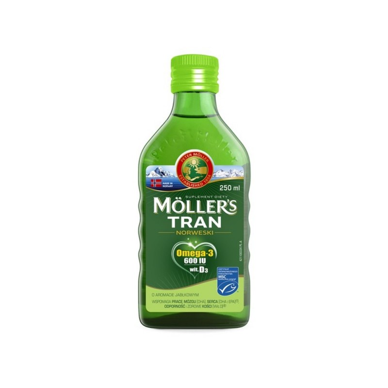 Moller's Tran Norweski o aromacie jabłkowy