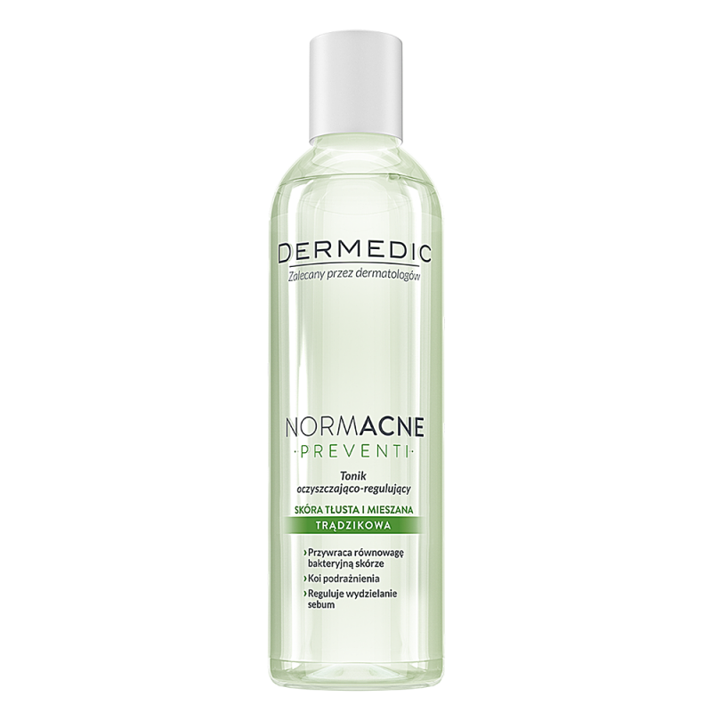DERMEDIC NORMACNE PREVENTI Tonik regulujący antybakteryjny 200ml DERMEDIC NORMACNE PREVENTI Tonik regulujący antybakteryjny 200ml