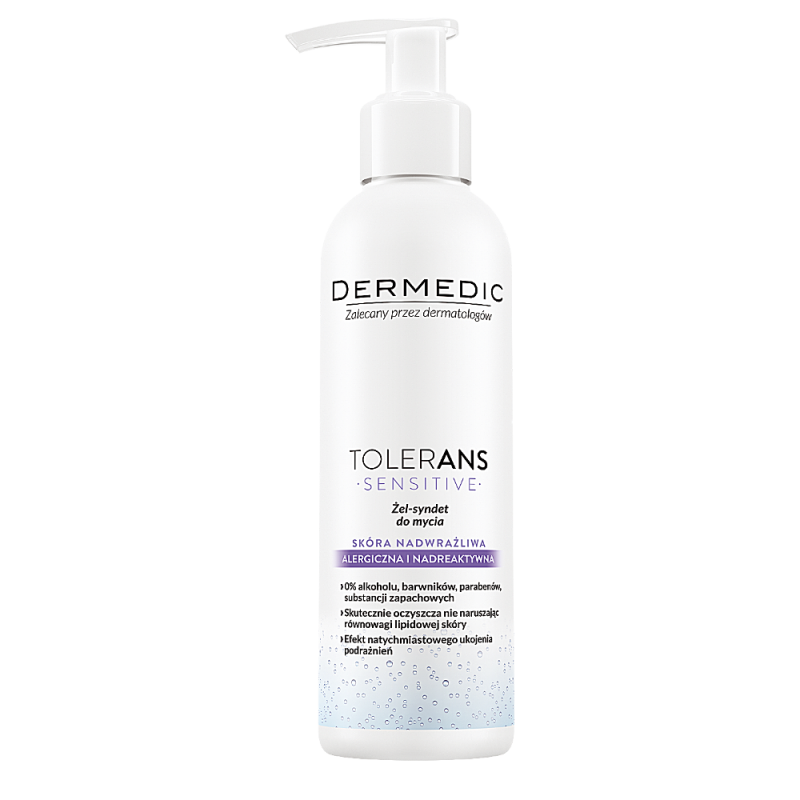 DERMEDIC TOLERANS SENSITIVE Żel-Syndet do mycia 200ml DERMEDIC TOLERANS SENSITIVE Żel-Syndet do mycia 200ml