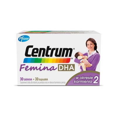 Centrum Femina DHA w okresie karmienia 2 t