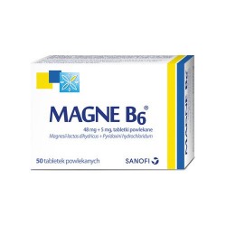 Magne B6, 48mg+5mg, 50 tabletek