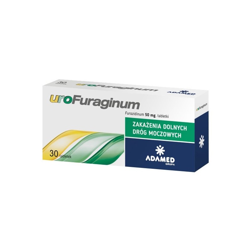 Urofuraginum, 50mg, 30 tabletek