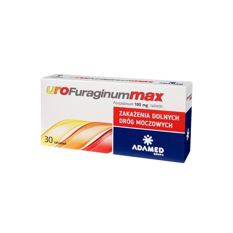 UroFuraginum Max, 100mg, 30 tabletek