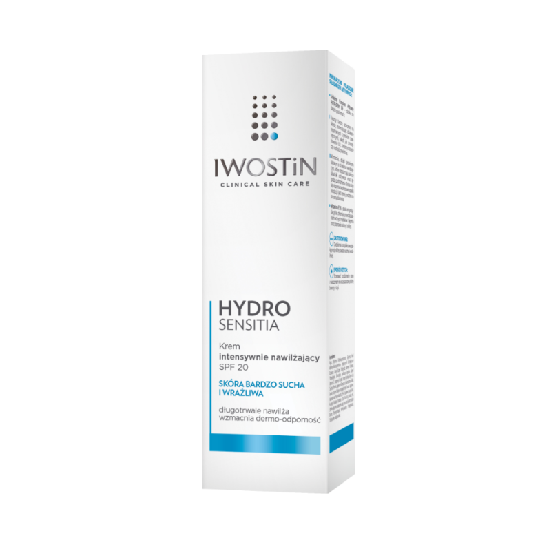 IWOSTIN Hydro Sensitia Krem intensywnie nawilżający SPF 20 50ml IWOSTIN Hydro Sensitia Krem intensywnie nawilżający SPF 20 50ml