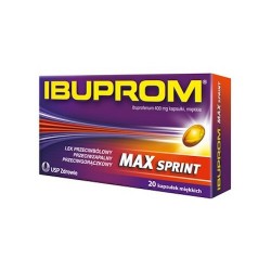 Ibuprom MAX Sprint, 400mg, 20 kapsułek