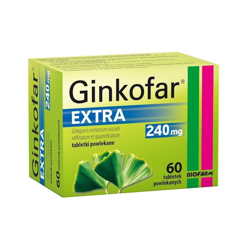 Ginkofar Extra, 240mg, 60 tabletek