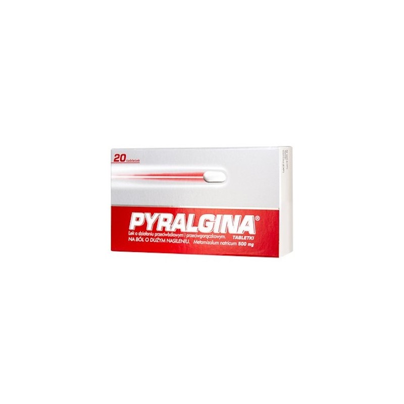 Pyralgina, 500mg, 20 tabletek