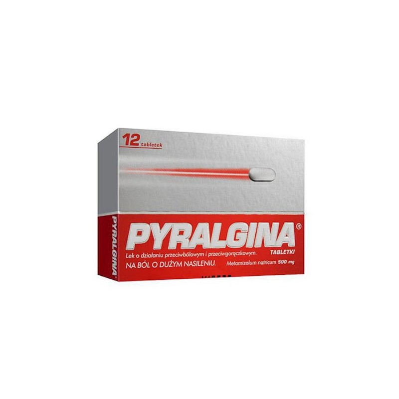 Pyralgina, 500mg, 12 tabletek