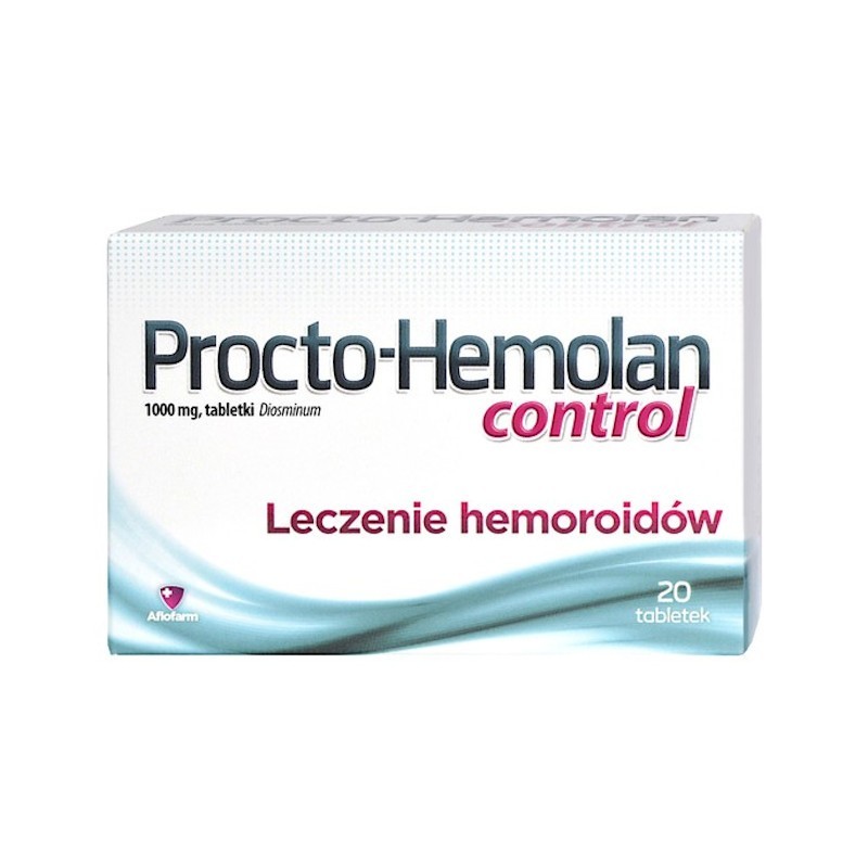 Procto-Hemolan control, 1000mg, 20 tabletek
