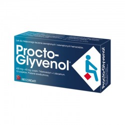 Procto-Glyvenol, 400 mg + 40 mg, 10 czopków doodbytniczych
