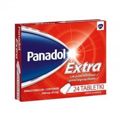 Panadol Extra, 500mg+65mg, 24 tabletki