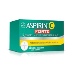 ASPIRIN C FORTE tabl.mus. 0,8g+0,48g 10tab