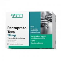 Pantoprazol Teva, 20mg, 14 tabletek