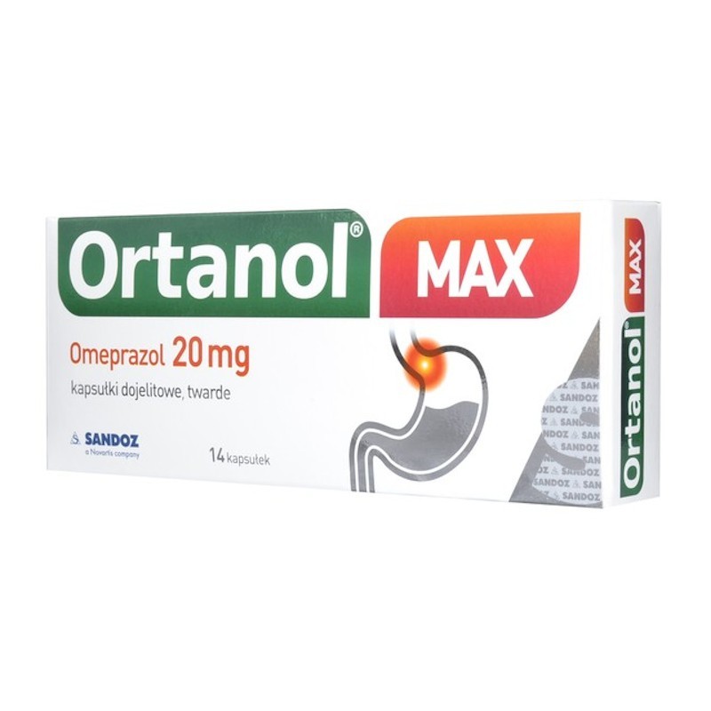 Ortanol Max, 20mg, 14 kapsułek dojelitowych