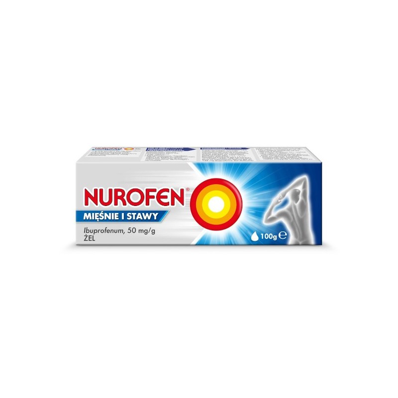 Nurofen Mięśnie i Stawy, 50 mg/g, żel, 100g Nurofen Mięśnie i Stawy, 50 mg/g, żel, 100g