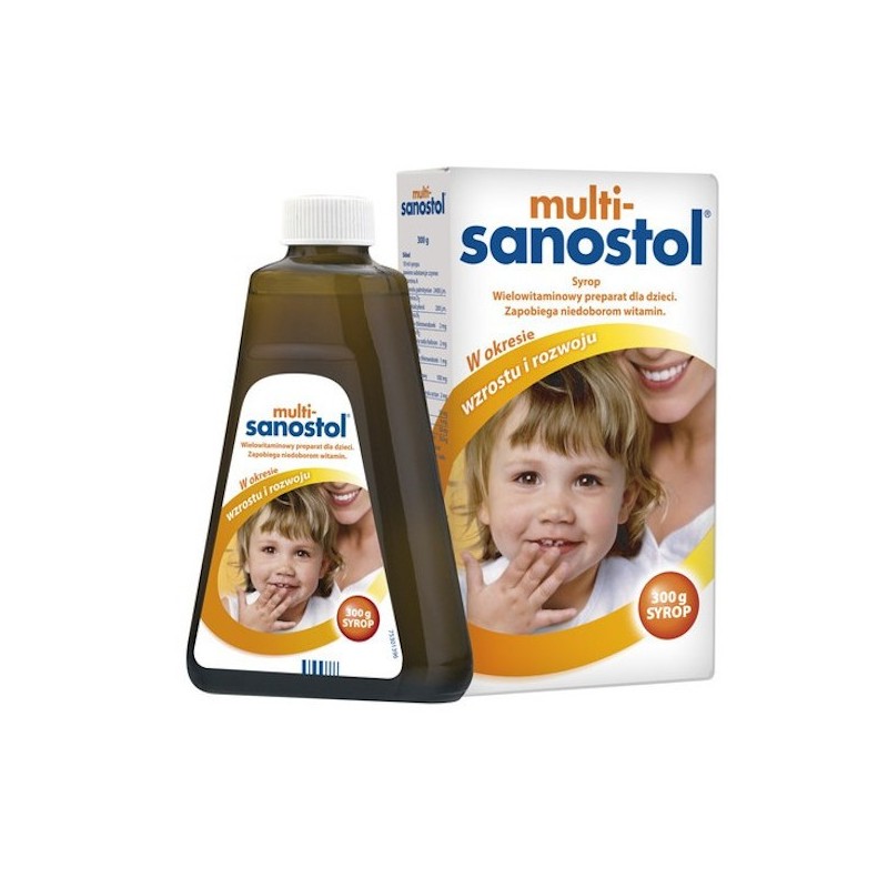 Multi-Sanostol, płyn dla dzieci powyżej 1 roku życia, 300g