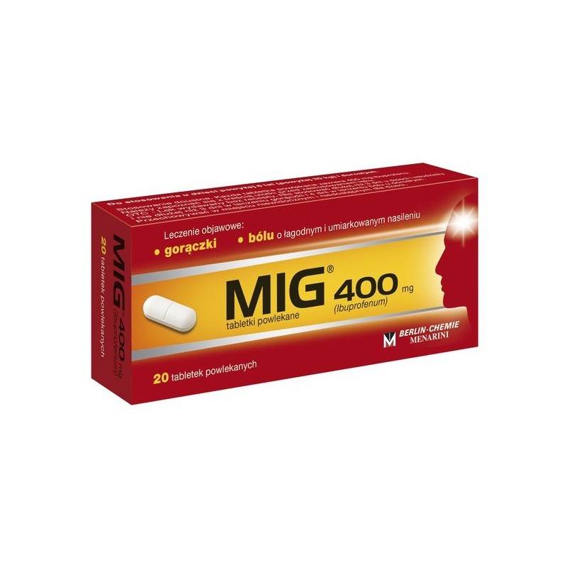 MIG, 400mg, 20 tabletek