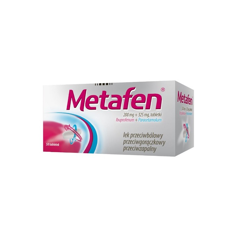 Metafen 200mg + 325mg, 50 tabletek