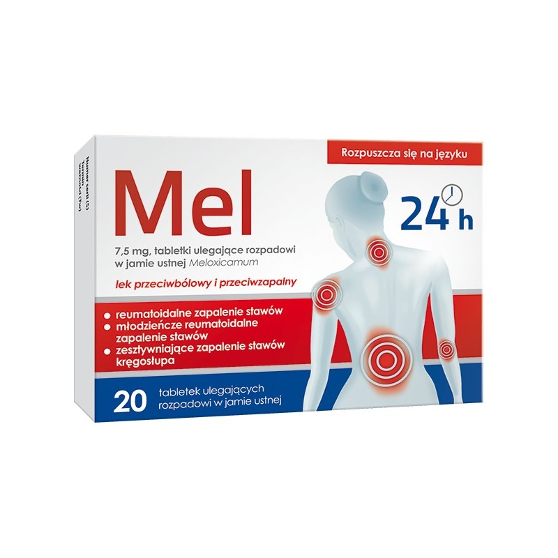 Mel, 7,5mg, 20 tabletek
