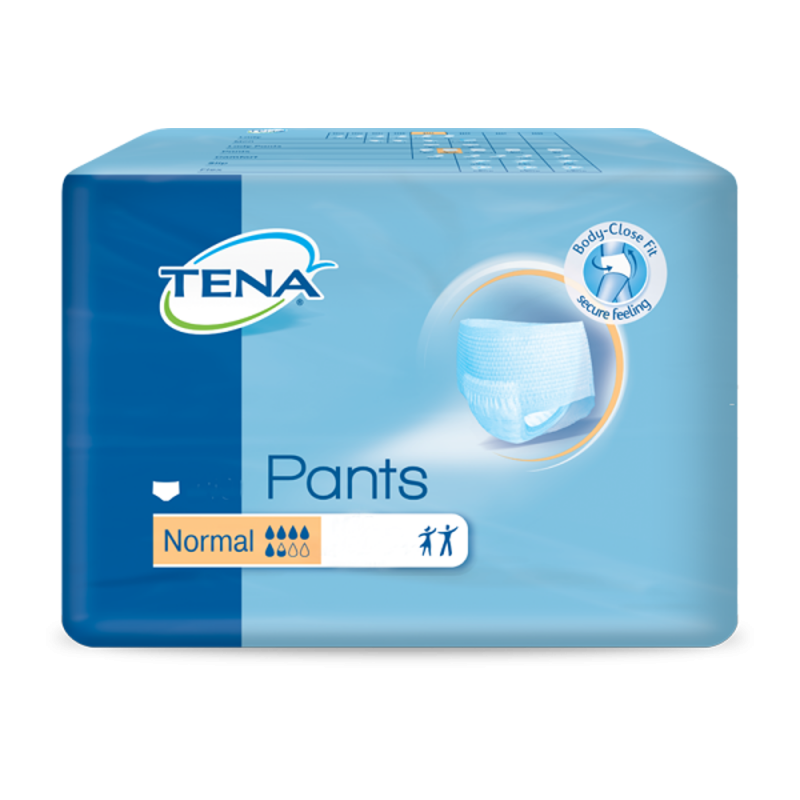 Majtki chłonne TENA Pants Normal Small, 65 do 85 cm, 15 sztuk Majtki chłonne TENA Pants Normal Small, 65 do 85 cm, 15 sztuk