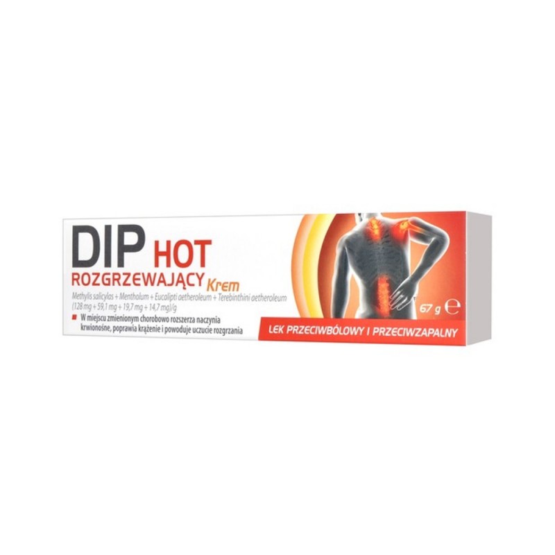 Dip Hot Rozgrzewający, krem, 67 g, COLEP
