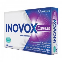 Inovox Express, smak miętowy, 24 pastylki