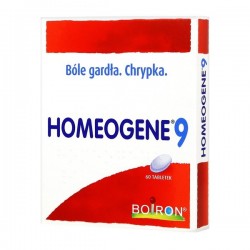 BOIRON Homeogene 9, na ból gardła, 60 tabletek