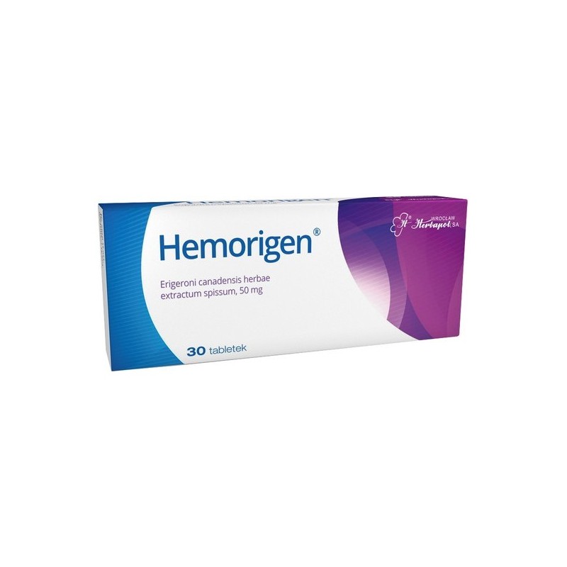 Hemorigen, 50mg, 30 tabletek