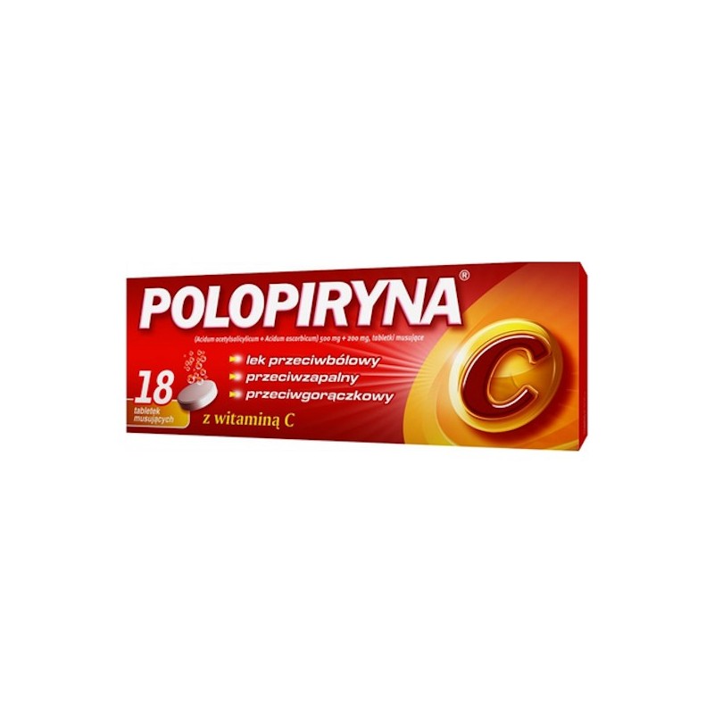 Polopiryna, 18 tabletek musujących