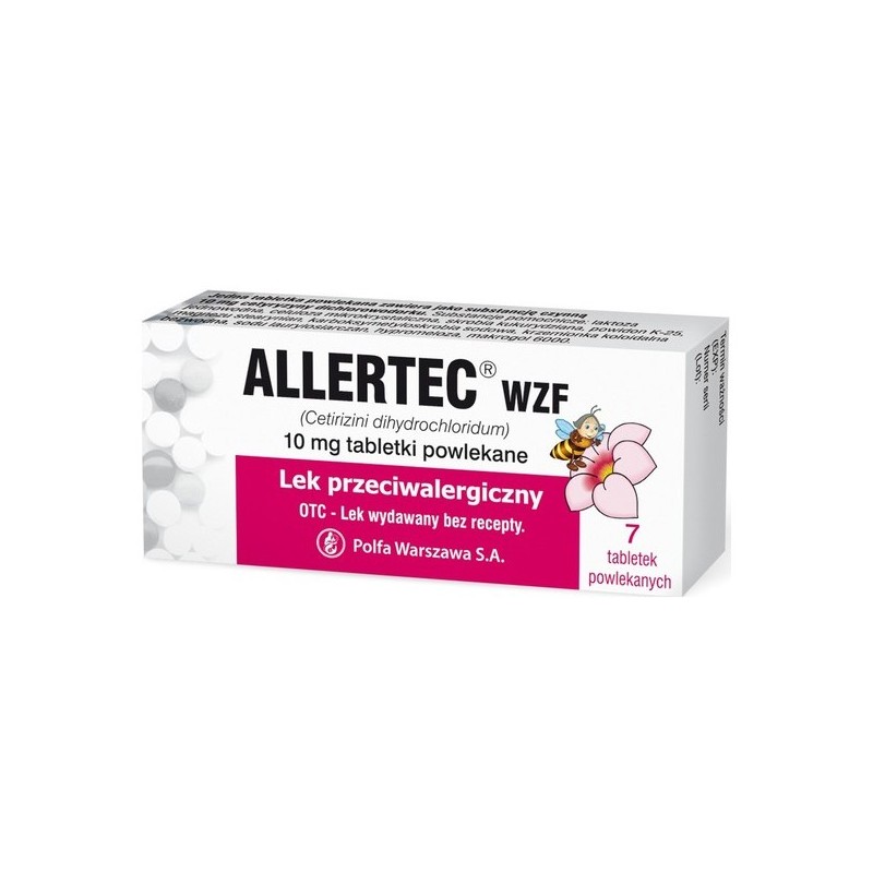 Allertec WZF, 10mg, 7 tabletek