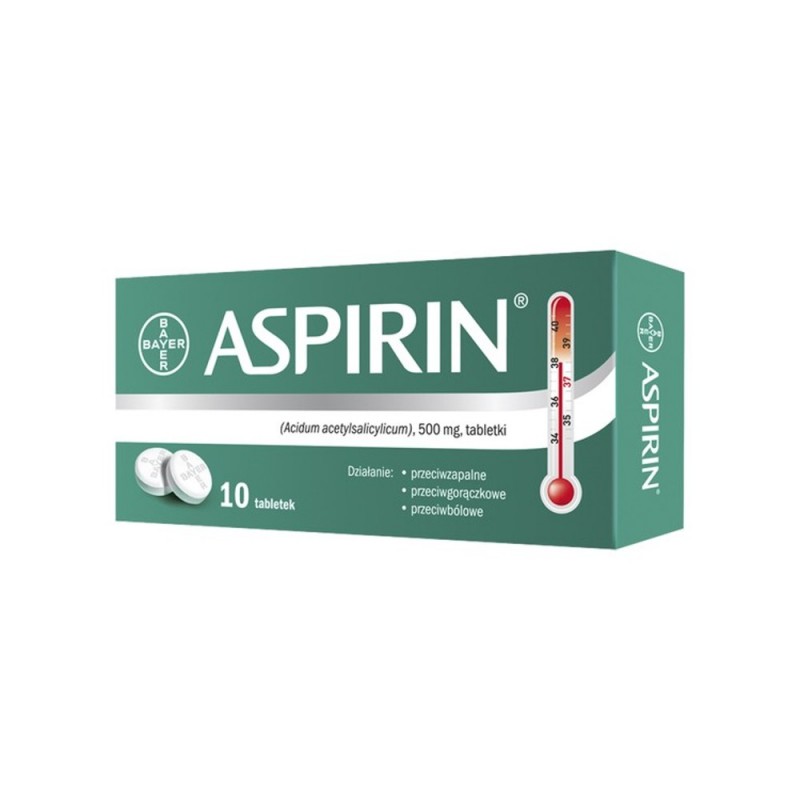 Aspirin tabl. 0,5 g 10 tabl. (karton)